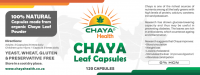 Chaya Tree Spinach Capsules - 120 Capsules