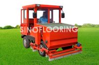 Artificial grass install machine