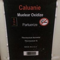 Caluanie Muelear Oxidize | Silver and Red Liquid Mercury