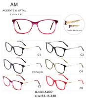 Acetate Metal Eyeglasses Frames AM02