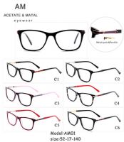 Acetate Metal Eyeglasses Frame AM01