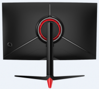 gaming monitor with lifting base and RGB lighting effect