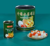 Canned fruit cocktail