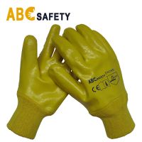 ABC SAFETY Yellow nitrile industrial glove