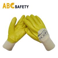 Blue Nitrile Dipping Protection Gloves