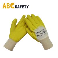 Latex Coated Safety Gloves with Interlock Shell