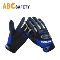 China factory ABC SAFETY Blue racing cycling Sports gloves