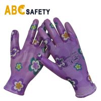 High quality chemical resistant nitrile coated Garden work  gloves