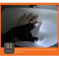 DDsafety 15+years low-cost manufacturer LED Flashlight Cool Gadget Finger Lights Waterproof stretched and adjustable strap Gloves