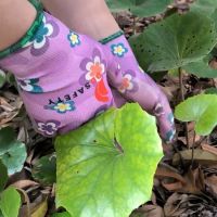 DDsafety 15+years Womenâ²s Nitrile Coated Grip Floral Pattern Gardening Work tool handling, house work Gloves