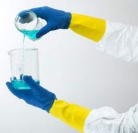 DDSAFETY OEM products for industrial Neoprene/Latex Liquid Proof Unsupported with Flock Lined Chemical Resistant glove