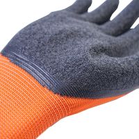 Factory Supply Attractive Price Polyester with Latex Safety Work Glove