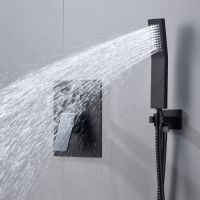 Hot Sale In Amazon Rainfall Matte Black Shower Set