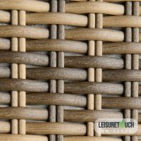 All weather waterproof Half Round Rattan PVC Weaving For Outdoor Furniture