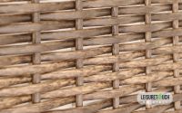 All-weather Material For Garden Used Plastic Rattan Stripes Rolls