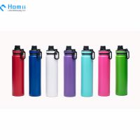 Hangzhou homii Industry Stainless Steel Vacuum Insulated Wide Mouth water bottles with Flip Cap drinking bottles sport bottles