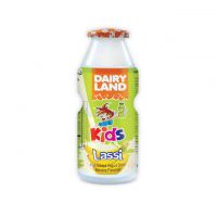 Dairy Land Kids Lassi (yogurt, Strawberry, Mango And Banana Flavor) 100 Ml