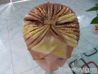 Many colors cheap turban cap in polyester fabric