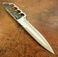 hunters Custom Handmade Carbon Steel 15In Knife,Wood & buffalo horn Handle=IM5