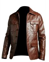 Men's Blazer Coat Jacket Sheepskin Leather 100% Genuine Leather Sheep Soft