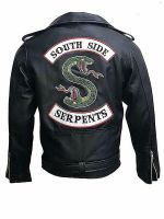 Men's Riverdale Southside Serpents Biker Club Jughead Jones Faux Leather Jacket