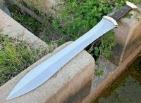 Handmade D2 Steel Blade Greek Xiphos Sword | Gladius Sword | Hunting