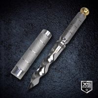 10" TRI EDGE TWIST Fixed Blade Hunting Dagger Knife Kris Blade w/ Aluminum Cap