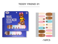 Teddy Bear Nail Sticker