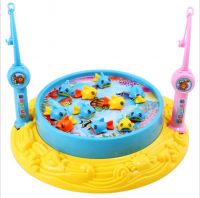 2020 New Arrival Fishing Toys Child Music Playing House USB Electronic Fishing Platform Spin Magnetics For chlidren kids