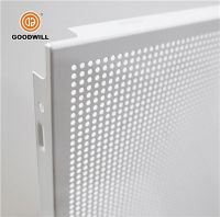 Decorative aluminum waterproof ceiling tile perforated metal sheet for Commercial Building