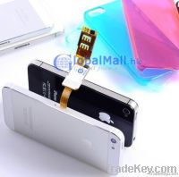 Dual SIM Adapter with Case for iPhone 5/4S/4