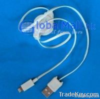 Retractable usb cable for iPhone5