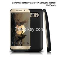 New 4200mAh External Battery Case For Samsung Galaxy Note5