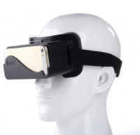 Cardboard Head Mount Plastic Virtual Reality 3D Video Glasses For iPhone 5 5s 5c SE