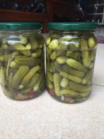 High Quality Gherkin 3  6 cm in glass jar