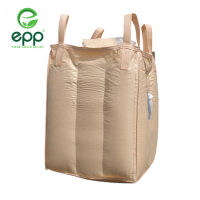 Formstable big bags 1450D grain packaging coated Food grade Q net baffle FIBCs 35"L x 35"W x 43"H dust-proof Q canvas tote  bags