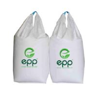 Baffle Big Bag For Grain And Powder 0.5 Ton 1 Ton Woven Polypropylene Formstable 1m3 U-panel Water Proof Baffle Net 1 And 2 Loop Big Bag