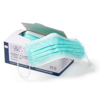 Health Protective Antivirus Non-woven 3 Ply Disposable Medical Surgical Face Mask in Stock