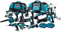 Original Makitas LXT1500 18-Volt LXT Lithium-Ion Combo Kit / Power Tool / Cordless Drill