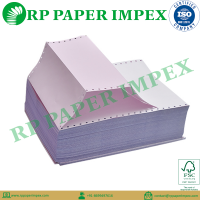 Pre Printed Continuous Computer Paper Form, Customised Size and GSM, Manufacturer Bulk Quantity Supplier 