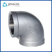 stainless steel threaded 90     ELBOW