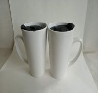 V shape ceramic mug