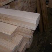 Glued pine timber