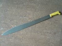 27inch machetes caguayano with yellow plastic handle