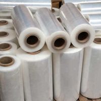 Customized lldpe stretch film hand pallet clear factory direct sale pe shrink film