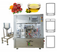 Automatic Edible Cooking Oil Stand Up Pouch Packaging Machine