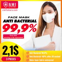 Antibacterial masks factory up to 99.9%, OEM on request