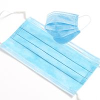 blue white 3-ply disposable mask wholesale