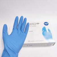 Disposable Non Sterile Purple Electrical Insulation Nitrile Exam Gloves
