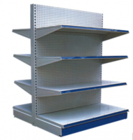 Tall White Modular Small Metal Storagem Supermarket Racking